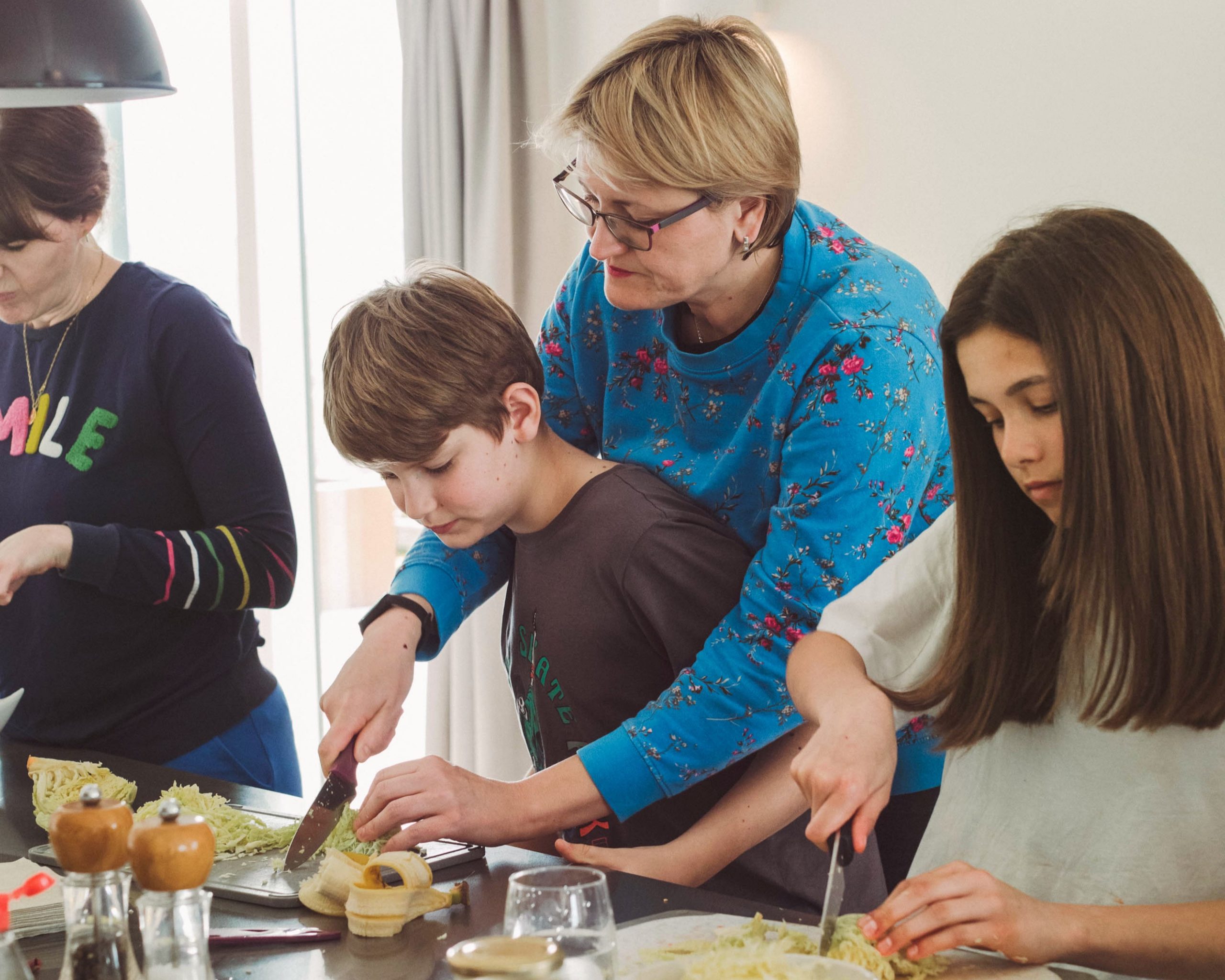 parent child cookery lesson