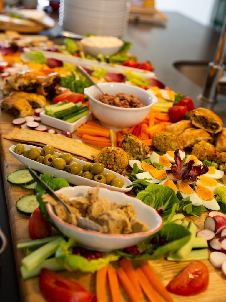 Grazing table lunch